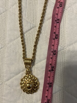 アクセサリー Vintage GIVENCHY Long Necklace Gold Vintage Givenchy Gold Tone Signed Long Chain Necklace | eBay