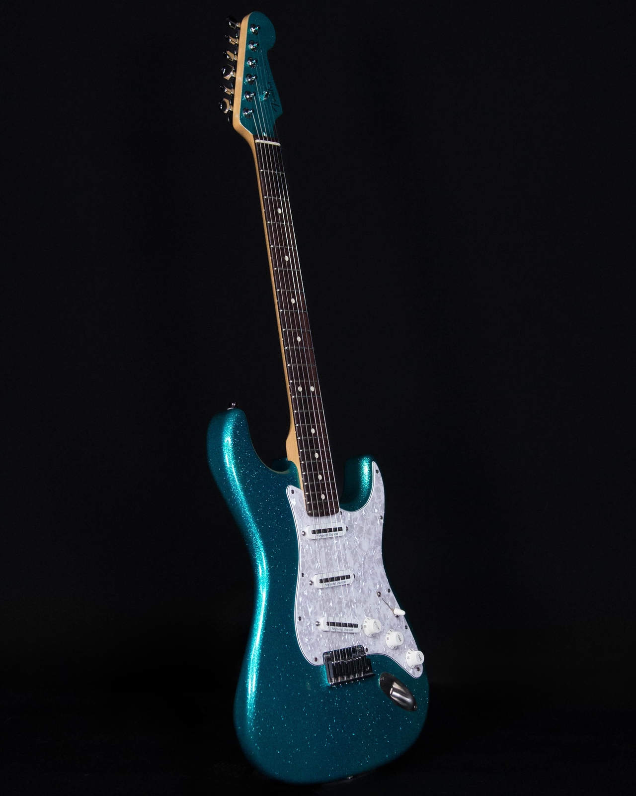 Fender Special Run Sparkle American Series Stratocaster, 2001, Teal Sparkle -