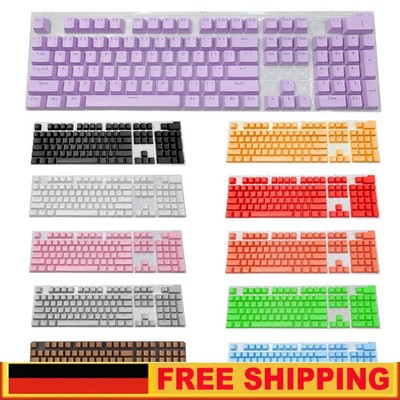 104pcs Universal Mechanical Keyboard Keycaps PC Laptop Bakclit Key Cap Sets DE