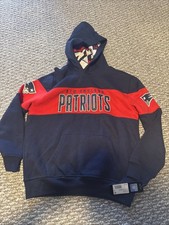 New England Patriots NFL Team Apparel Youth Pullover Hoodie Size M 10/12