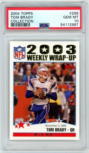 2004 Topps Collection #299 Tom Brady - PSA 10