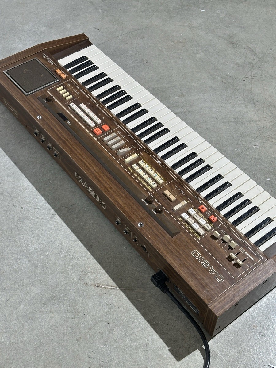 Casio Casiotone 701 Electronic Keyboard Vintage Synthesizer Drum