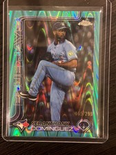 2025 Topps Chrome Update - Seranthony Dominguez 165/299 Raywave Refractor USC100