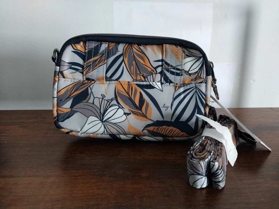 Lug Coupe Convertible Wristlet & Crossbody Bag Lily Grey Floral | New With Tag - Image 3 of 4