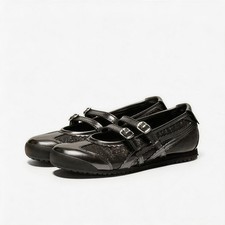 Patou x Onitsuka Tiger Mexico 66 TGRS BLACK GUNMETAL Ballet Flats 1182A677-001