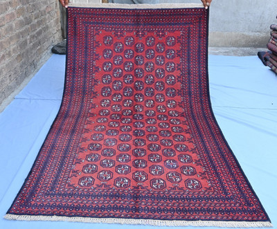 Afghan Baluchi Handmade Rug. Unique Vintage  Rug.