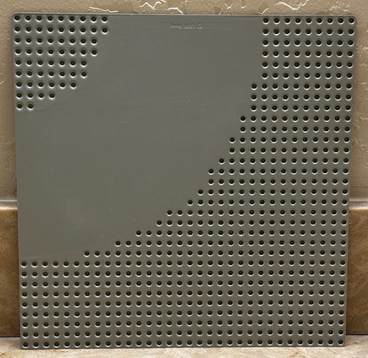 LEGO Gray Road Base Plate 32x32 9 Stud Curve with Road Pattern