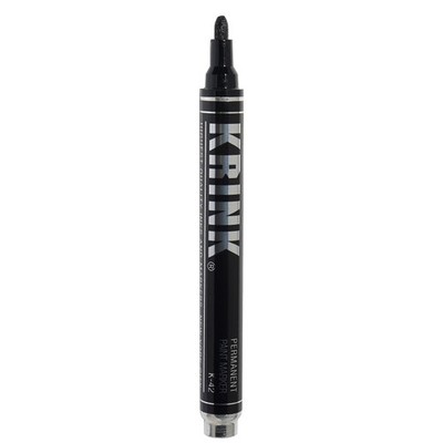 K-42 Black Paint Marker - Vibrant and Opaque Fine Art Paint Pen for Any Surfa...