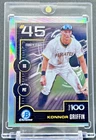 Konnor Griffin Mint 2025 Bowman Chrome Pre Rookie Card Refractor Insert Pirates