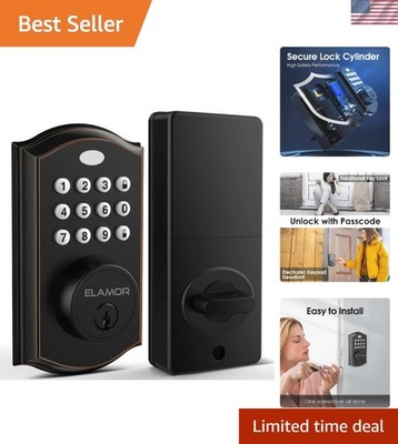 Secure Your Home with M19 Waterproof Keyless Entry Lock - 50 User Code Capacity