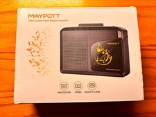 Maypott Portable Cassette Tape Player, Digital Converter USB, PC Compatible