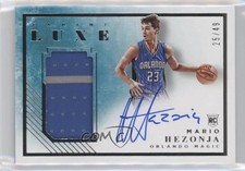 2015-16 Panini Luxe Rookie Memorabilia 25/49 Mario Hezonja #RM-MHZ Auto 0o9