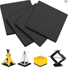 Leveling Block Flex Pads, 8.5” Rubber Jack Pads, Anti-Vibration  8.5" (4-pack)