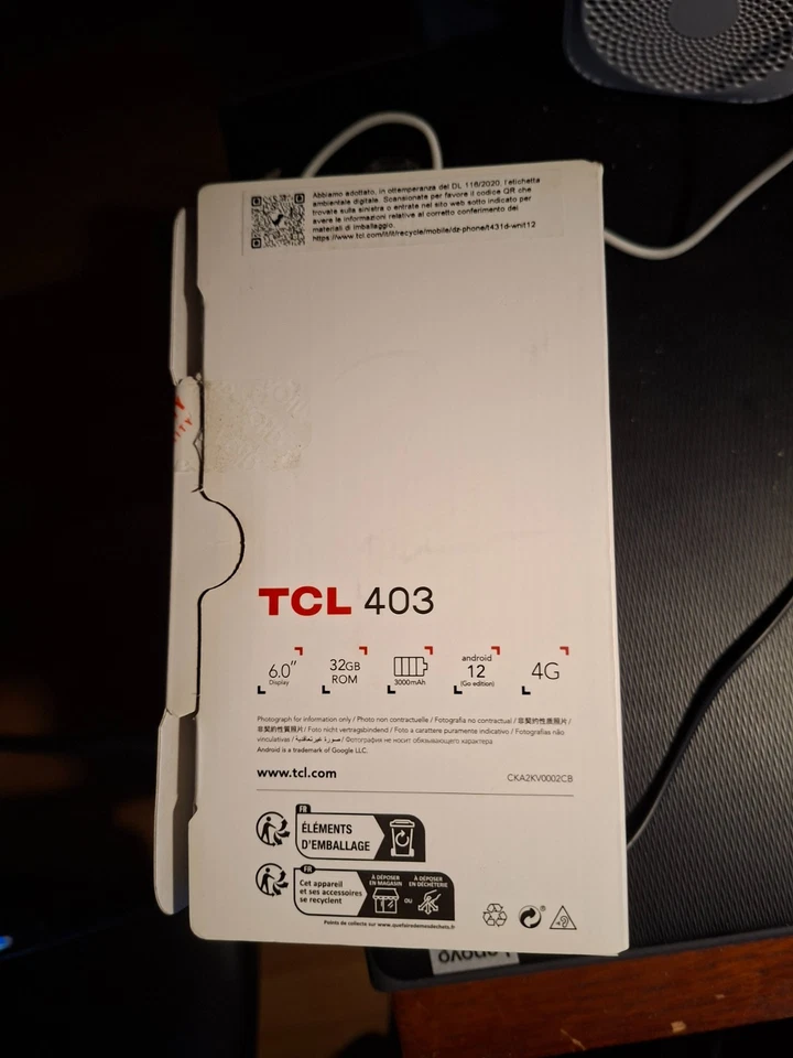 SMARTPHONE/TELEFONINO/CELLULARE TCL 403 - 32GB - PRIME BLACK -  - Immagine 4 di 4