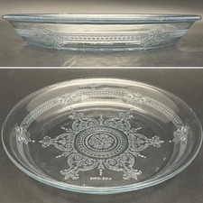 Fire King Sapphire Blue Philbe Pie Plate/Dish...