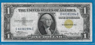 1935A $1 North Africa SC WW II Emergency Issue Note Gold Seal Circ F/VF Nice!