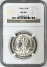 1944 D WALKING LIBERTY HALF DOLLAR NGC MS64