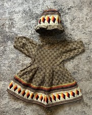 Rare Vintage Authentic Seminole Handmade Patchwork Gucci Children&rsquo;s Dress (Read)