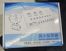 Water Leak Sensor Shut Off Valve System, Automatic Leak Detection & Dual Valves 