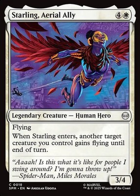 Starling, Aerial Ally C Foil #18 | SPM Marvel's Spider-Man | MTG
