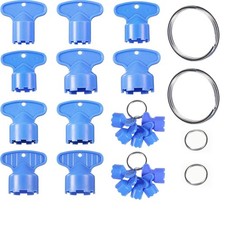 20 Pieces Faucet Aerator Key, Aerator Wrench Faucet Aerator Key with a Ring f...