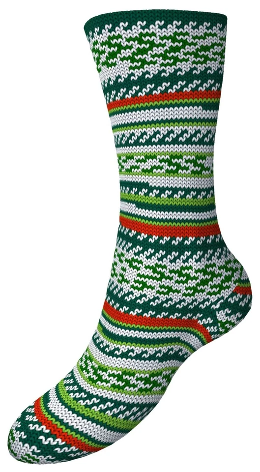 100g Fortissima Color CHRISTMAS Glitzer Sockenwolle 4-fädig Lurex Gold + Silber - Bild 4 von 4