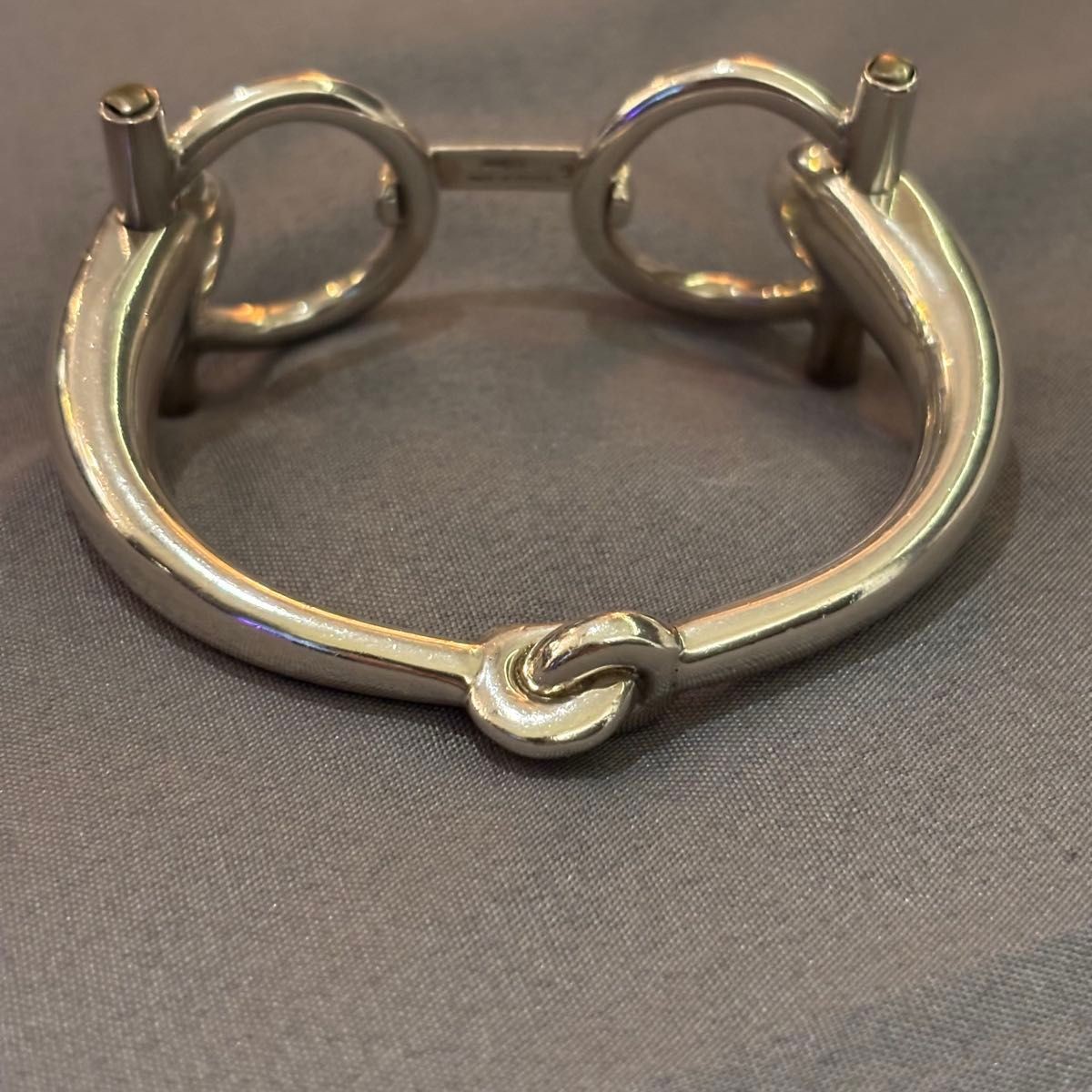 old GUCCI Old Gucci Horsebit Bracelet Bangle Tom Ford Silver