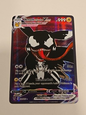 Pikachu - Venom Poncho - Fan Art Cosplay Cosmax VCOS Marvel X