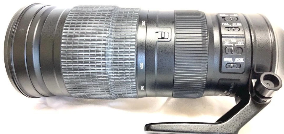 Nikon F Mount AF-S NIKKOR 200-500mm F5.6 E ED VR Color Black No Box Used - Image 4 of 4