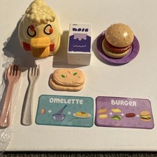 Bluey Cook With Chef Kitchen Playset Accessories   12 Pieces Duck Cake, Omelette