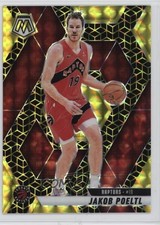 2024-25 Panini Mosaic FOTL Spectris Gold Prizm /10 Jakob Poeltl #162 1qd2