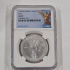 1995 Mo Mexico 1 Onza .999 Silver KM#494 NGC MS69 Mexico (1905-Now) — photo 1