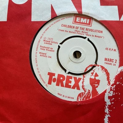 T Rex New Children Of The Revolution: 3 Track EXEX 7  Vinyl Single; Free UK Post