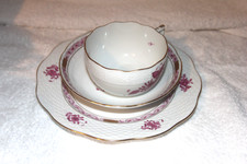 Kaffeegedeck Herend Apponyi Purpur Rot Mod. 704/517