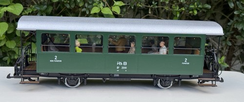 LGB Spur G 30553 Personenwagen Grün B 2081 RhB, OVP | Condition: Gebraucht