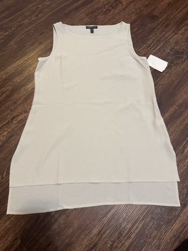 Eileen Fisher Crepe Tank Silk Size 2/4 PP