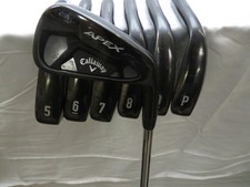 Used Callaway Apex Black Forged Iron Set 4-PW Dynamic Gold Extra Stiff Steel