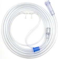 ResOne 25Ft Soft Adult Oxygen Nasal Cannula, Crush-Resistant Tubing, 6 LPM