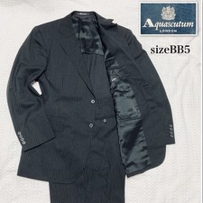 Mens Aquascutum Item Aquascutum Single Suit size100BB5 Equivalent to L Black P