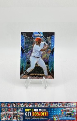 2019 Panini Prizm Justin Williams Rookie #259 Blue Mojo Prizm Cardinals #/399