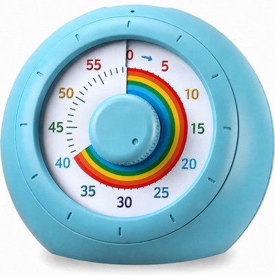 Visual Timer for Kids, 60-Minute Silent Countdown for Classroom, Home, Office...