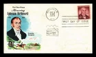 US COVER EPHRAIM MCDOWELL FRONTIER SURGEON FDC FLUEGEL CACHET ADDRESSED