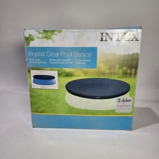 Intex 8ft (2. 44m) Swimming Pool Cover Krystal Clear Pool Basics (8)