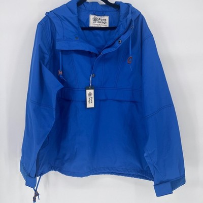 Alpine Design XXL Mens Anorak Jacket Blue Pullover Windbreaker Water Repellent
