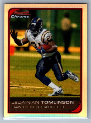 LaDainian Tomlinson 2006 Bowman Chrome Refractor #128 San Diego Chargers