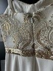 Dress the Population Silvia Ivory/Gold Sequence Sz M Evening Dress Formal NWT — photo 4