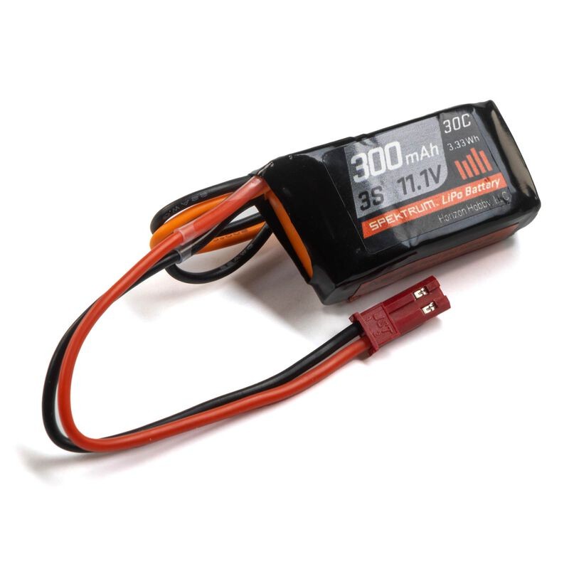 Spektrum SPMX3003SJ30 300 mAh 3S 11.1 V 30C LiPo Battery JST Connector