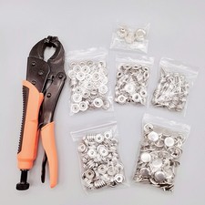 305PC Snap Fastener Tool Kit with 80 Sets Marine Snaps for Boat Cover Canvas
