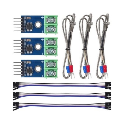 3 Stück MAX6675 K Typ Thermoelement Sensor Baugruppe DC 3-5 V 0,25 C für