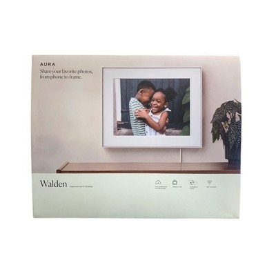 *Open Box* Aura Home 15'' Walden Digital Photo Frame, AF110, Clay with Paper Mat